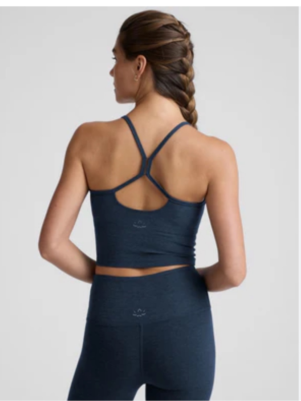NWOT! Beyond yoga nocturnal navy slim back racerback  tank